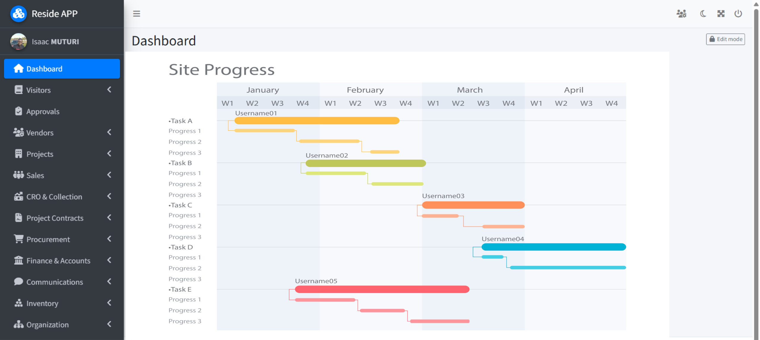 Reside Real Estate App screen shot